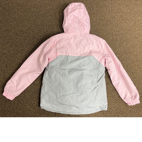 *Eddie Bauer Jacket 3 in 1 System sz 14 Hooded Pink Gray All Season Girls - Picture 11 of 16